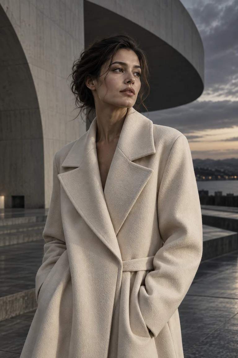 Concept cover: An editorial fashion portrait in sculptural architecture